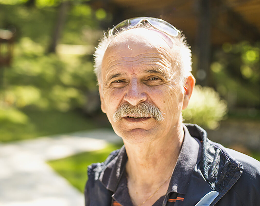 Senior Man Portrait in nature